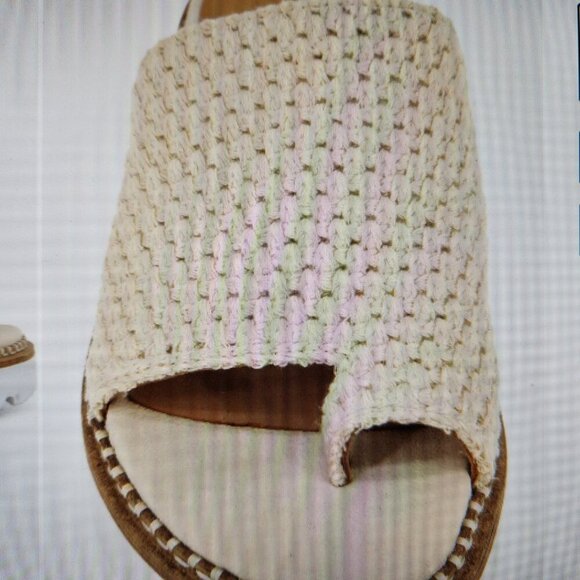 Gentle Souls "Lavern " Crocheted Knit Sandals. NIB (replacement box). Size 9 - Picture 4 of 15